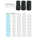 Glasses of hexagonal impact 3/4 "Long series 940619-C