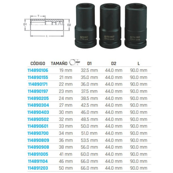 Glasses of hexagonal impact 3/4 "Long series 940619-C