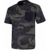 Short sleeve cotton t-shirt with camouflage fabric WORKTEAM S8520 Sport