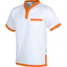 Casaca combinada de manga corta con cuello cruzado WORKTEAM B9600
