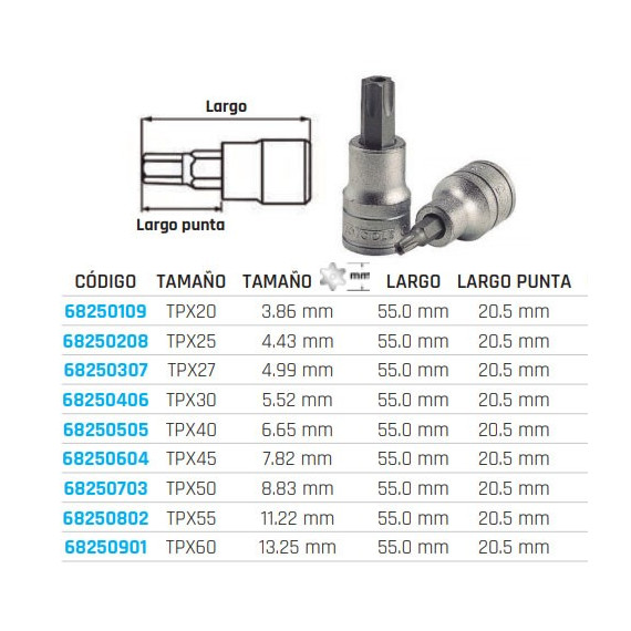 TX 1/2 tumble keys Matte finish 68250109