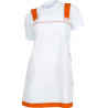Combined pinafore with straps and elastic on the back WORKTEAM M2009