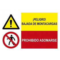 Peligro alta tensión Prohibido el paso, cartel combinado de seguridad  SEKURECO skrc, comprar online