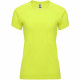 Camiseta técnica de manga corta ranglán para mujer CA04080103