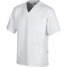 Unisex short-sleeved cotton sanitary jacket WORKTEAM B9211