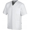 Veste médicale unisexe en coton à manches courtes WORKTEAM B9211