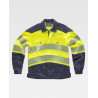 Giacca in tessuto elastico con nastri riflettenti segmentati WORKTEAM C2710