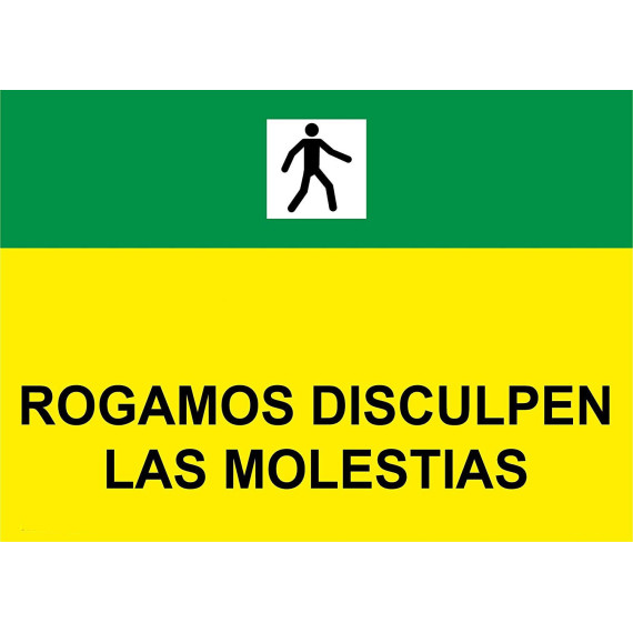 Signaux routiers PVC Désolé Inconfort