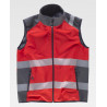 High visibility combined vest in windproof fabric WORKTEAM Combi S9232