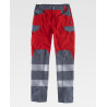 Work pants with segmented reflective tapes WORKTEAM Combi C2716