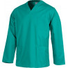 Giacca sanitaria unisex a maniche lunghe con scollo a V incrociato WORKTEAM B9210