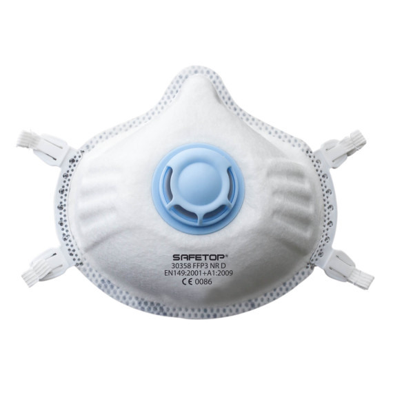 Mascarilla reutilizable con valvula FFP3 NR 30358 (15 unds)