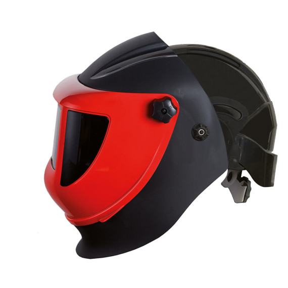 Écran de soudage automatique avec coquille de choc de casque 70691