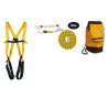 SAFETOP basic fall arrest kit with HELKA carabiners rope