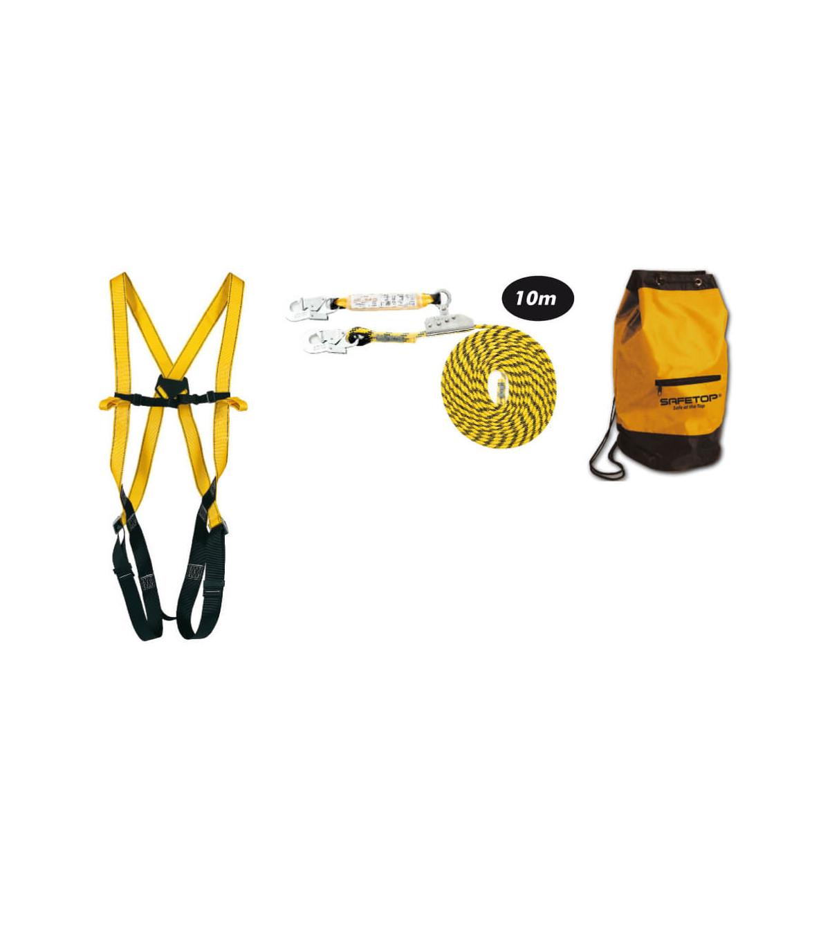 Kit anti-acide de base SAFETOP avec une corde