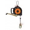 SAFETOP cable retractor with Rescue roll crank