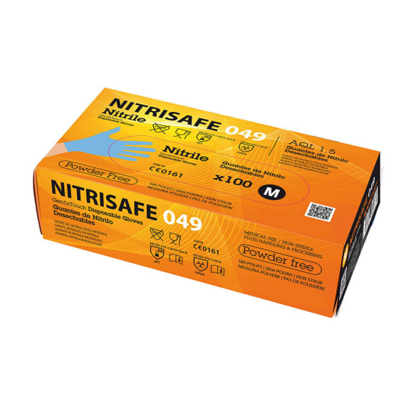Guantes desechables NITRISAFE 049 (100 Unds)