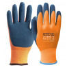 Luvas de látex impermeáveis SAFETOP com forro antitérmico Thermofoam