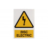 Warning sign in Catalan Risc Electric COFAN