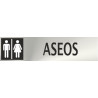 Informative Toilets Stainless Steel Adhesive 0.8mm 50 x 200 mm