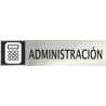 Informative Administration Stainless Steel Adhesive 0.8mm 50x200mm RD707044