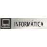 Informação Informática Aço Inoxidável Adesivo de 0,8 mm 50 x 200 mm SEKURECO