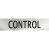 Informativa Control Acero Inoxidable Adhesivo de 0'8mm 50 x 200 mm
