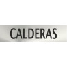 Señal Informativa Calderas Adhesivo de 0'8mm (acero inoxidable) 50 x 200 mm SEKURECO