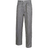 Pantalón unisex en tejido pata de gallo con cintura elástica WORKTEAM B1426