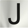 Signo informativo J Aço inoxidável Adesivo de 0'8 mm 50 x 50 mm SEKURECO