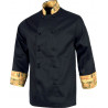 Chaquetilla de cocina unisex combinada con puño y vuelo estampado WORKTEAM B9203
