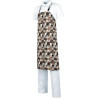 Apron with printed bib 90X95 cm WORKTEAM Services M519