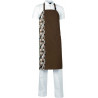 Stain-resistant apron with bib with adjustable buckles WORKTEAM M539