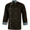Double-breasted kitchen jacket with zipper WORKTEAM B9208