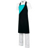 Apron combined with adjustable collar with buttons WORKTEAM M525 CookColors