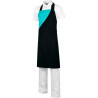 Combined apron with adjustable collar with buttons WORKTEAM M525 CookColors