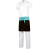Grembiule francese corto bicolore con tasca centrale WORKTEAM M526 CookColors