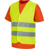 High visibility children's vest with reflective tapes WORKTEAM HVTT05 Small