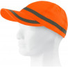 High visibility adjustable cap with reflective stripe WORKTEAM WFA901