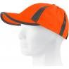 Gorra de protección ajustable en alta visibilidad con franjas reflectantes WORKTEAM WFA902