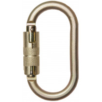 Automatic carabiner Ø19mm 108x60mm 20 KN - EN 362 (Ref. AZ011T)