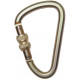 Steel carabiner Ø27mm thread 125x80mm 20 kN - EN 362 (Ref. AZ018)