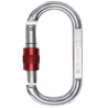 Aluminum carabiner Ø18mm thread 110x64mm 20 kN - EN 362 (ref. AZ012)