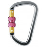 Aluminum carabiner Ø24mm thread 113x73mm 20 kN - EN 362 (ref. AZ014)