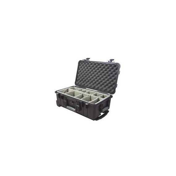 Peli 1510 Koffer mit Kissenteiler, schwarz
