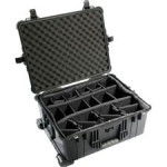 Black suitcase, with dividers 1614