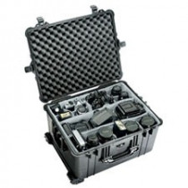 Black suitcase, with dividers 1624