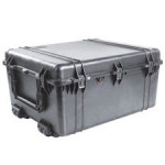 Black suitcase, with dividers 1694