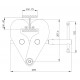 Anchor point for metal beams - in 795 class B (Ref. AT200)