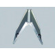 Set of 2 straight aluminum loading ramps 1000 kg | METALWORKS